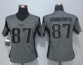 Women Limited Nike New England Patriots #87 Gronkowski Gra Stitched Gridiron Gray Jersey,baseball caps,new era cap wholesale,wholesale hats